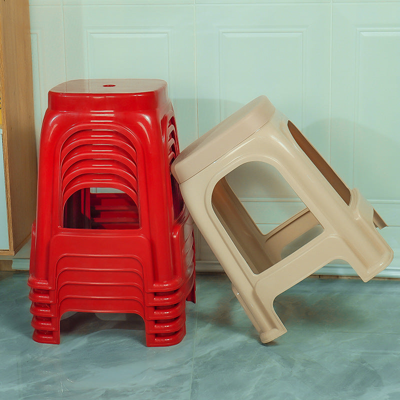 Household plastic bench