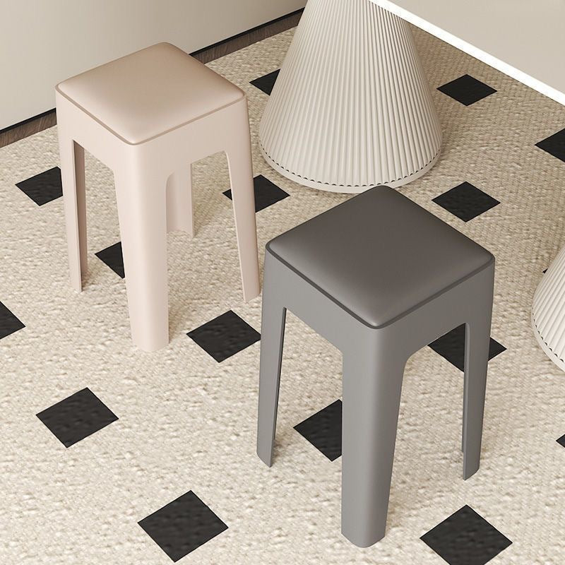 Plastic stool thickened